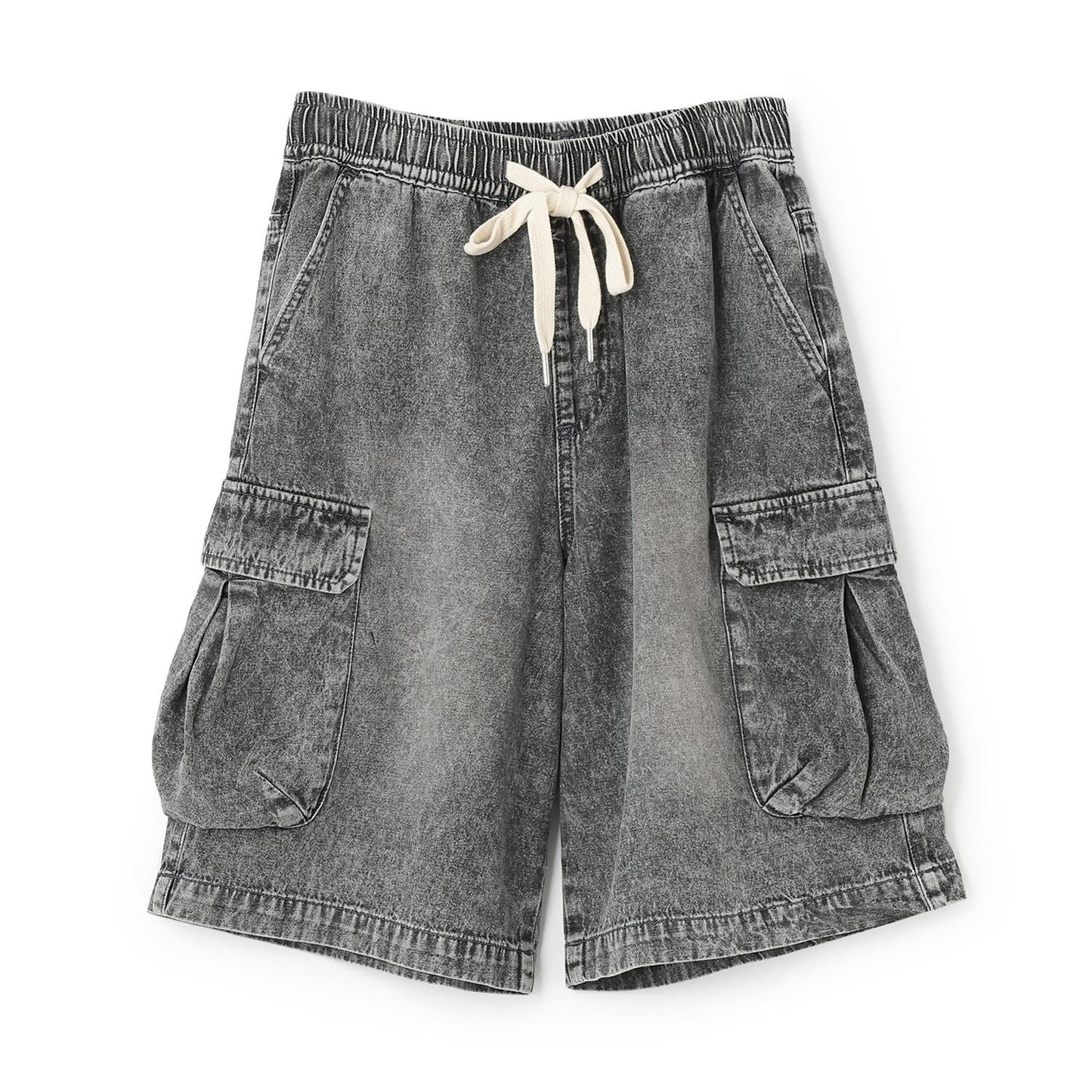 【LTXC】拼接牛仔工裝褲