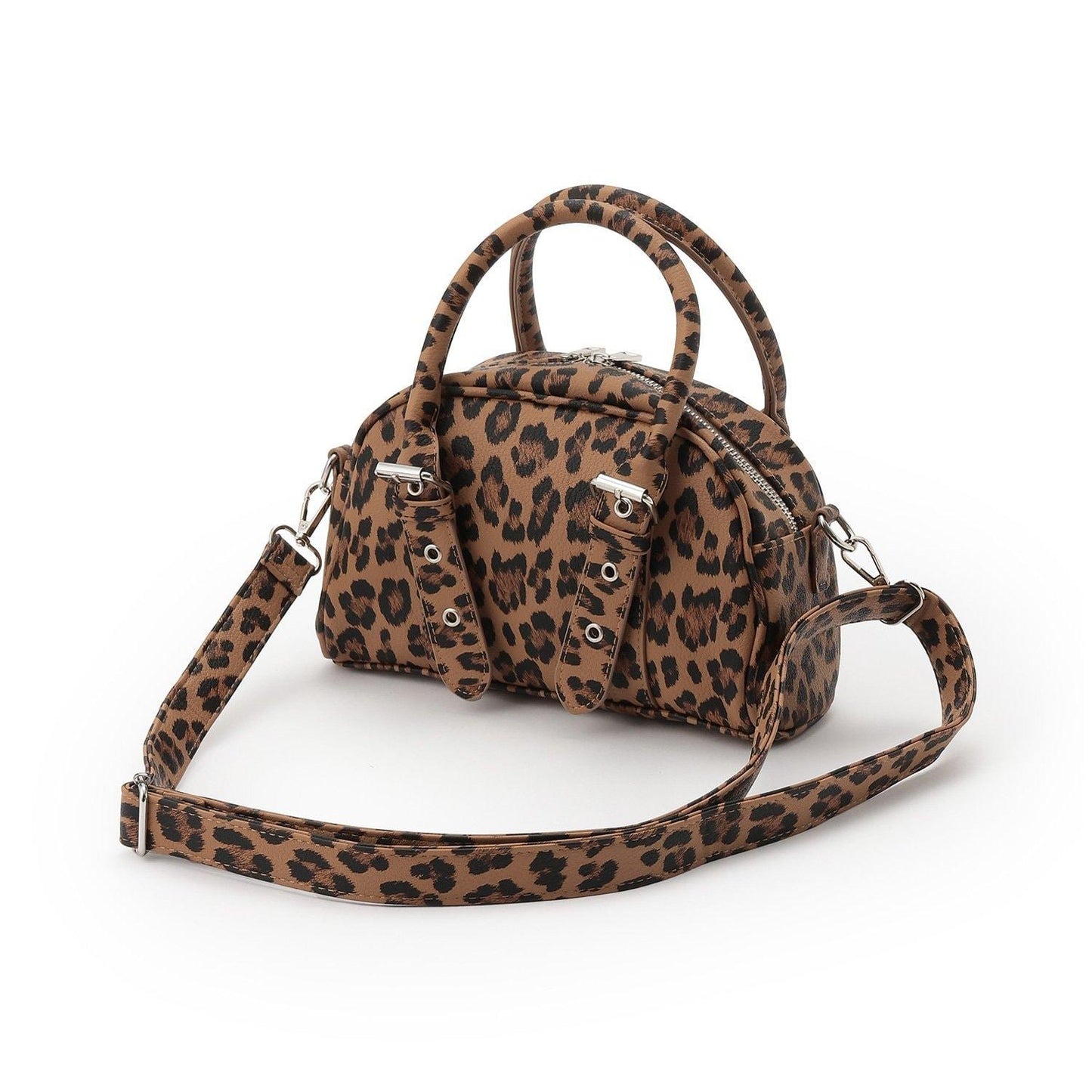 手提帶扣迷你波士頓包