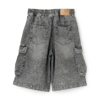 【LTXC】拼接牛仔工裝褲