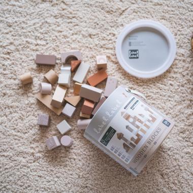 【labellabel】木質積木50片