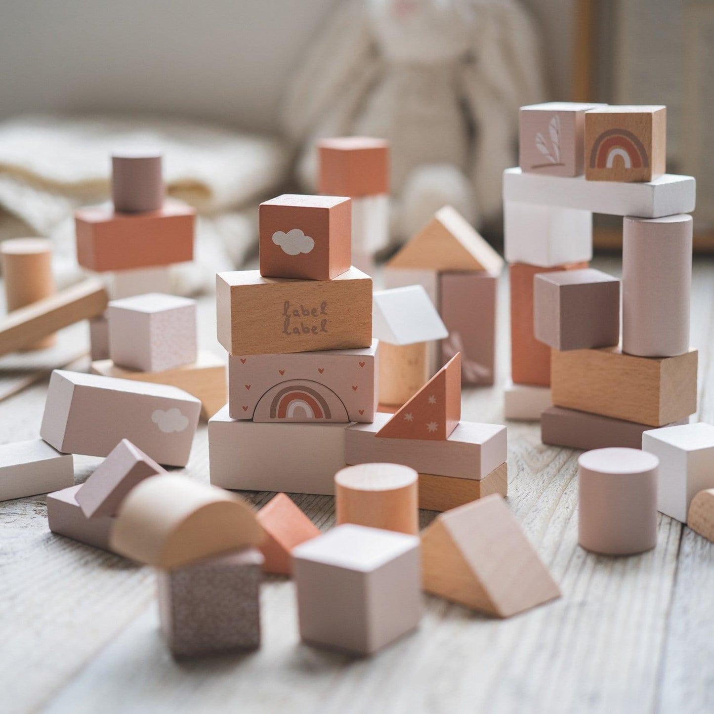 【labellabel】木質積木50片