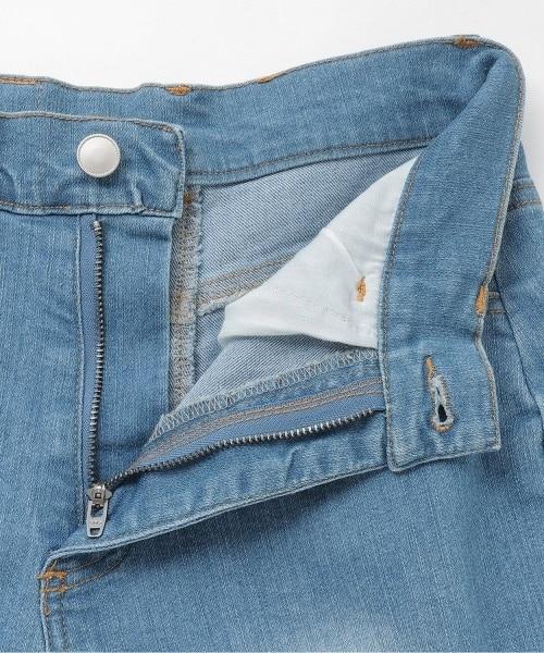 logo刺繡牛仔褲【韓國時尚】