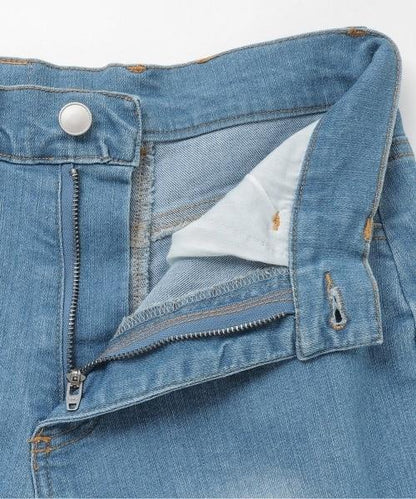 logo刺繡牛仔褲【韓國時尚】