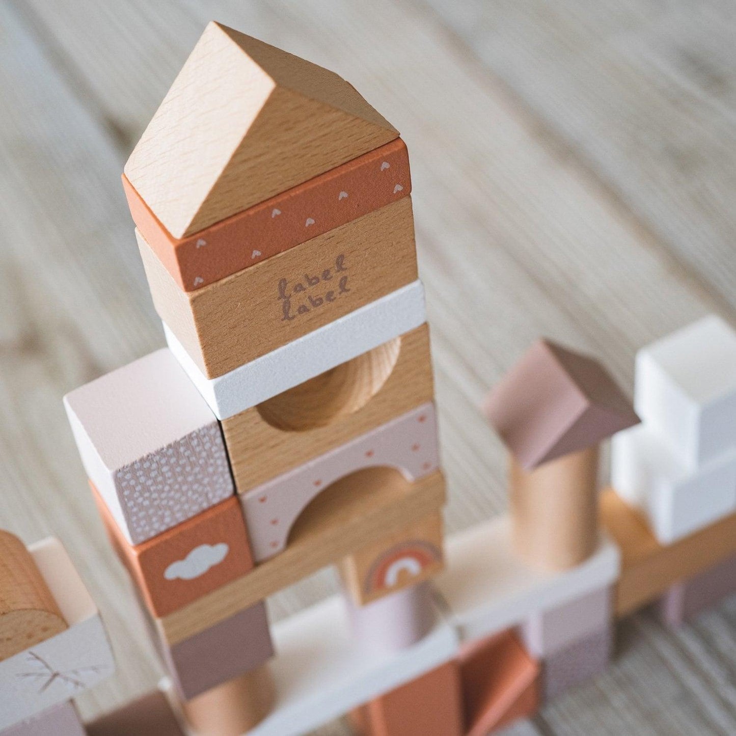 【labellabel】木質積木50片