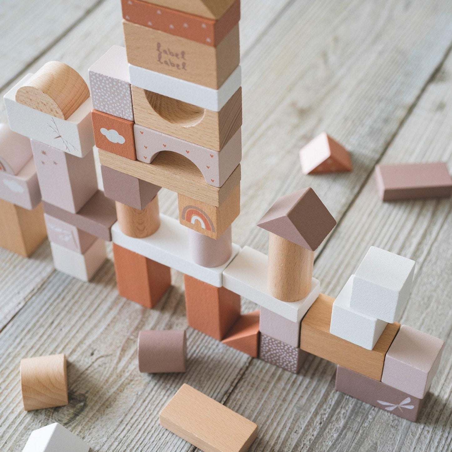 【labellabel】木質積木50片
