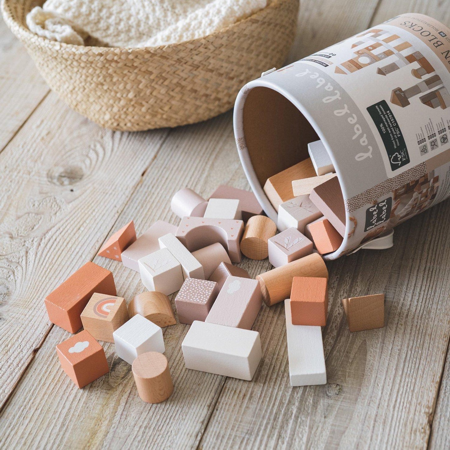 【labellabel】木質積木50片