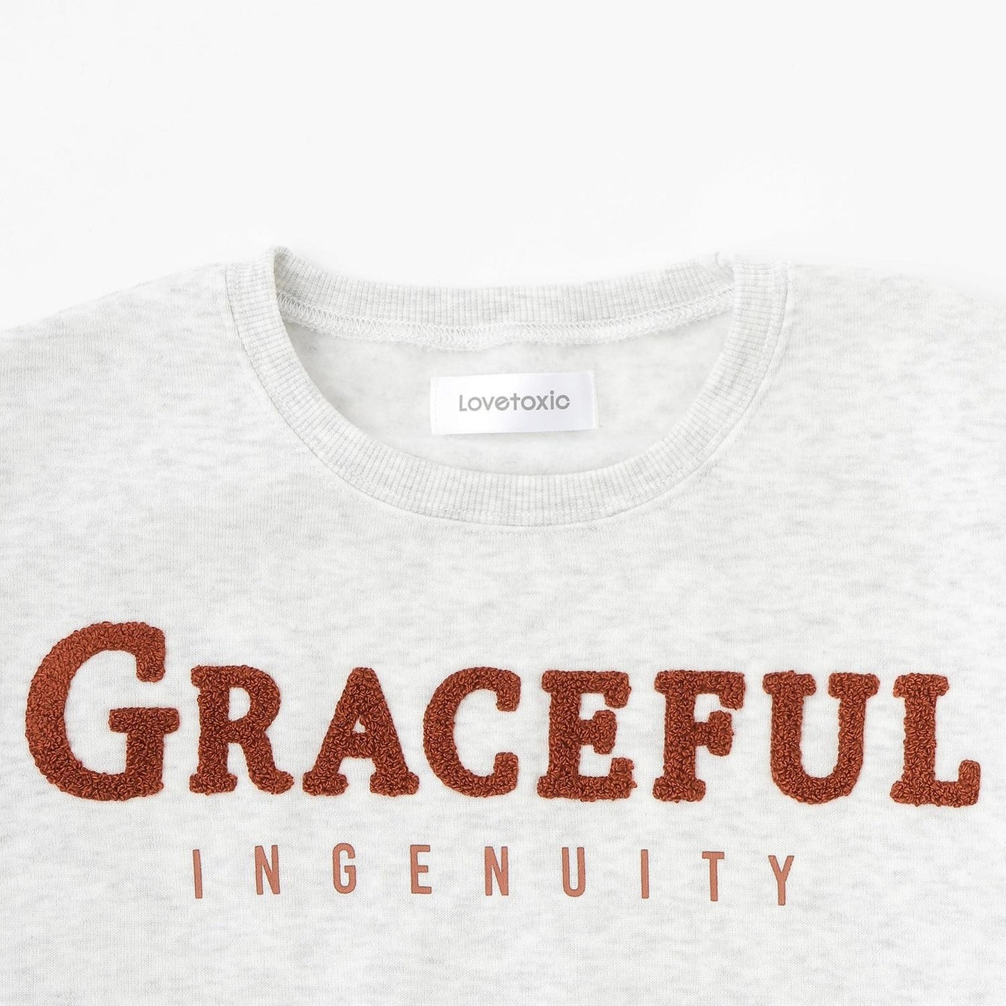 【家居服/睡衣】加絨刺繡標誌長袖上衣&長褲套裝