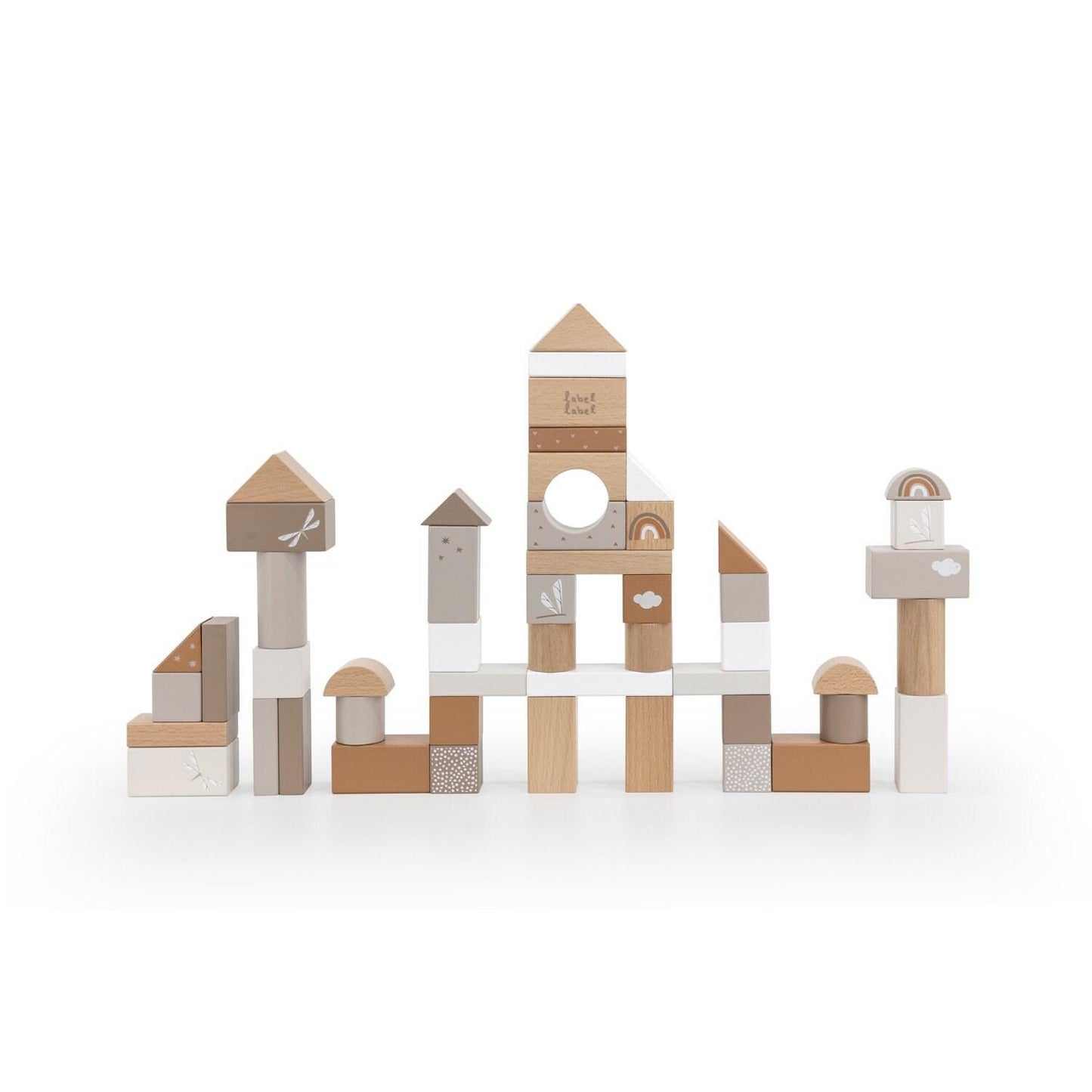 【labellabel】木質積木50片