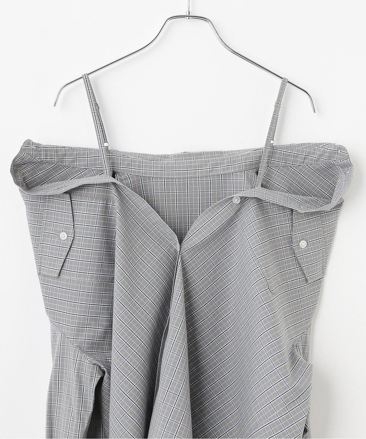 帶標誌牌格子襯衫【韓國時尚】