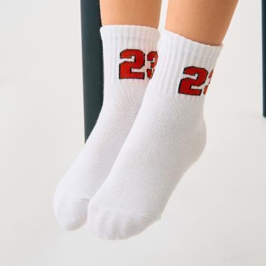 編號混合彩色襪