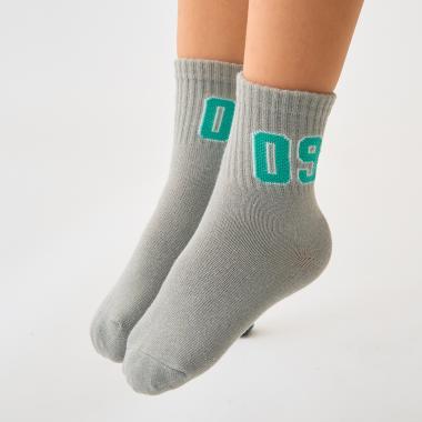 編號混合彩色襪