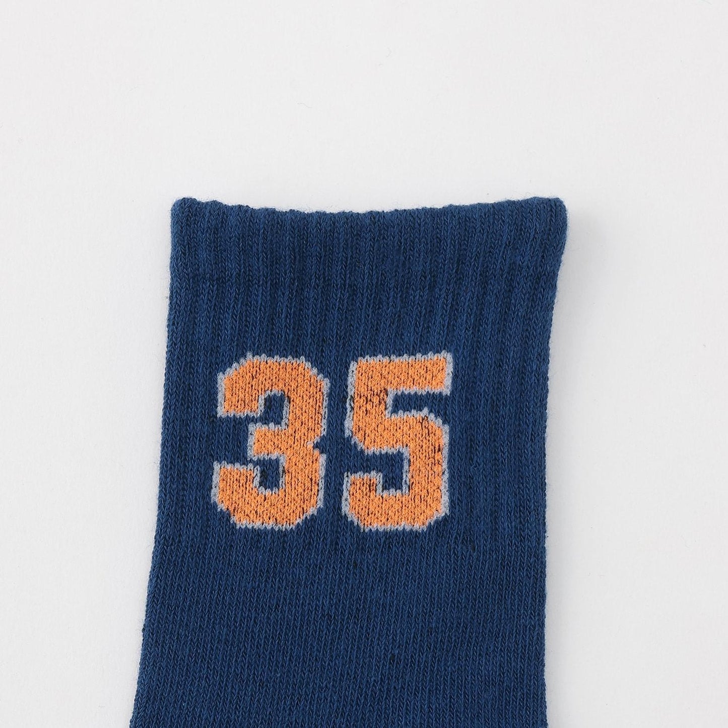 編號混合彩色襪