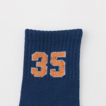 編號混合彩色襪