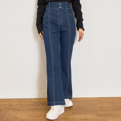 【彈力】修身喇叭牛仔褲