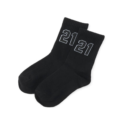 編號混合彩色襪