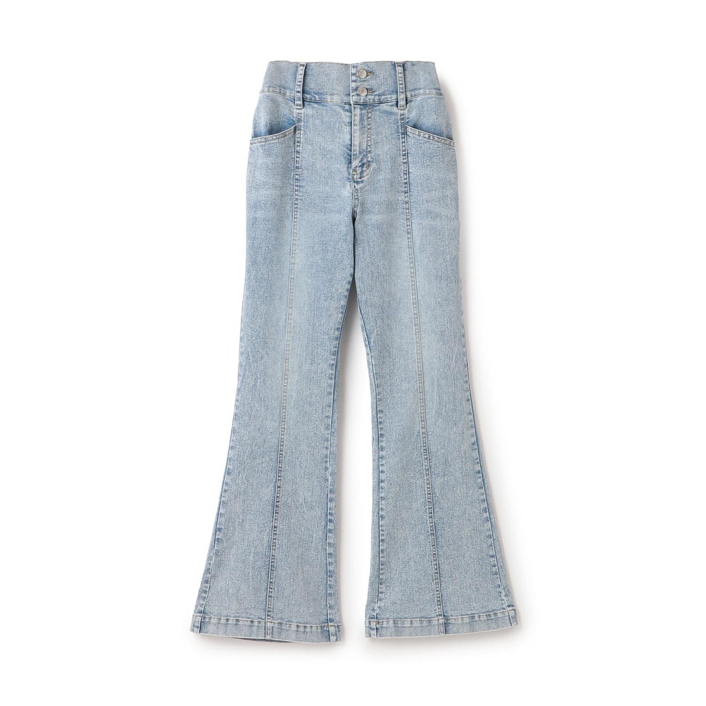 【彈力】修身喇叭牛仔褲