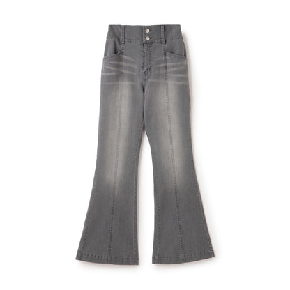 【彈力】修身喇叭牛仔褲