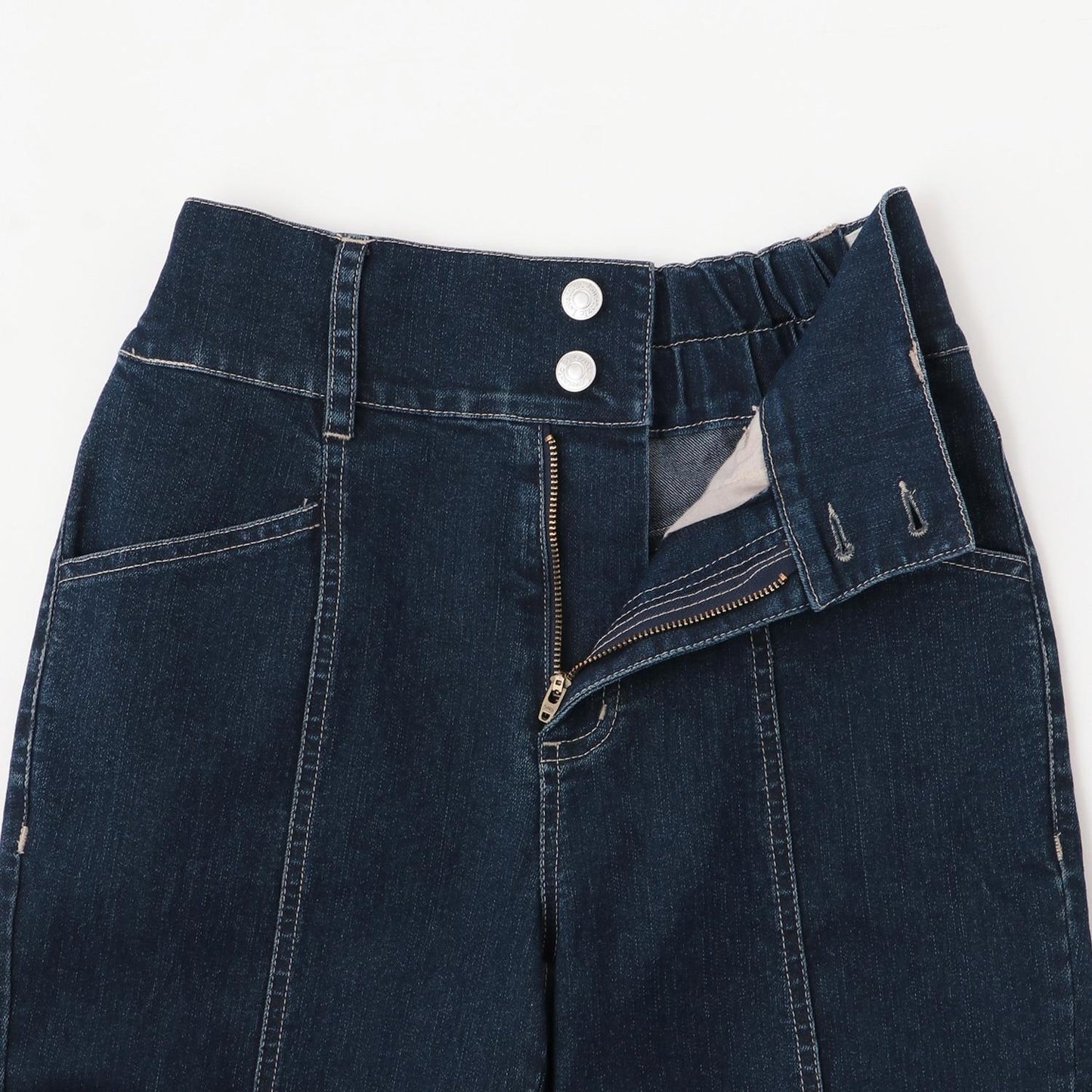 【彈力】修身喇叭牛仔褲