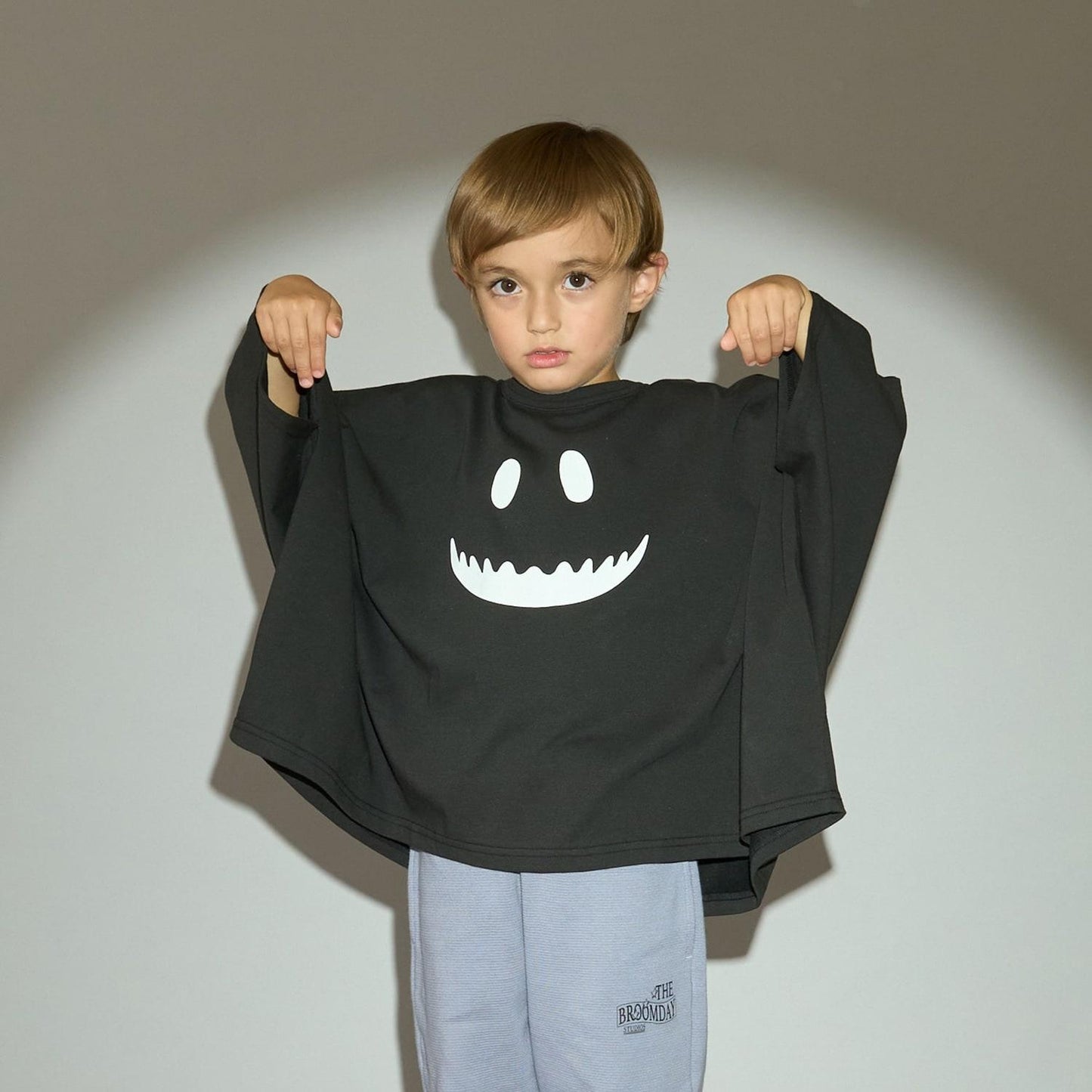 【カイテキ天竺】不規則鬼怪圖案T恤