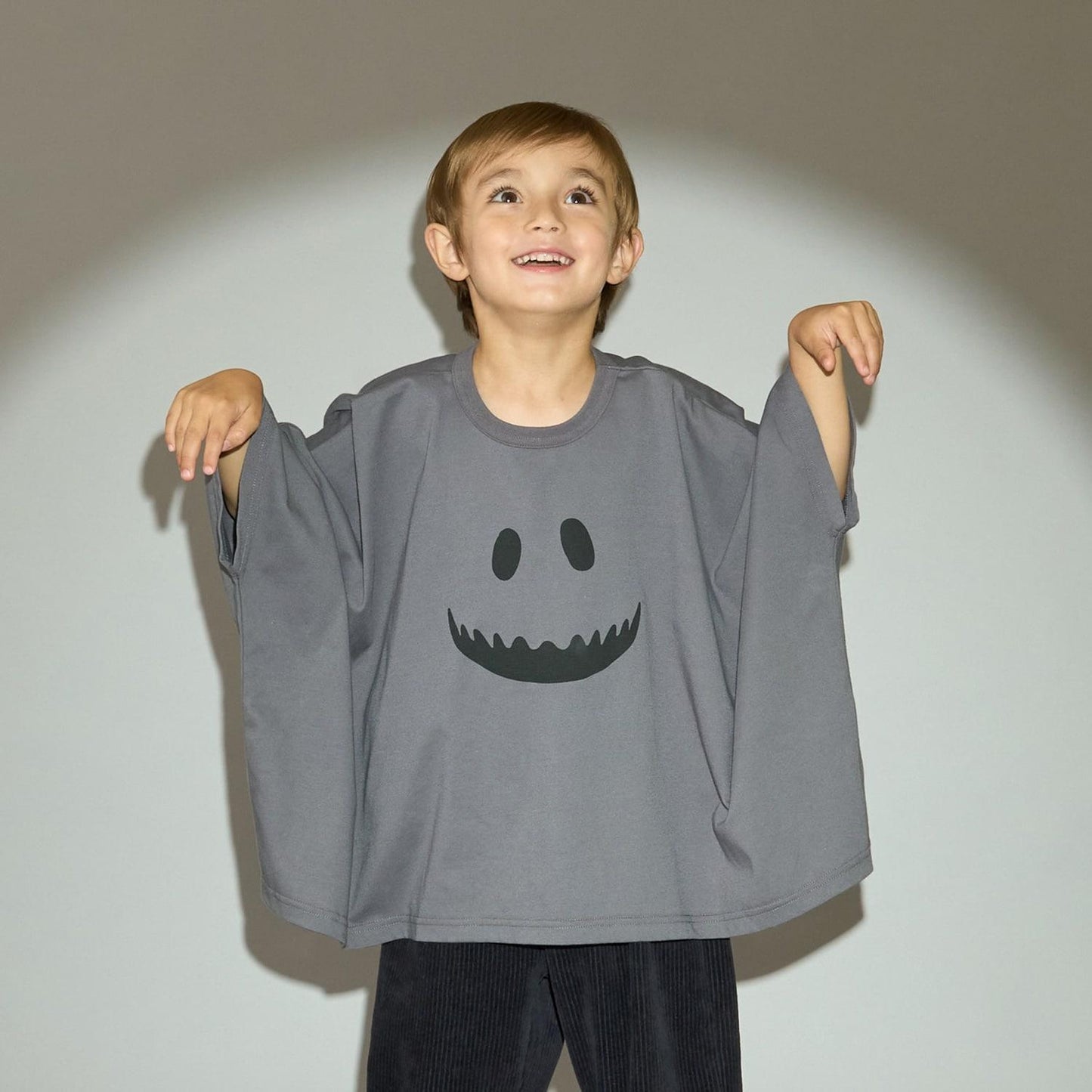 【カイテキ天竺】不規則鬼怪圖案T恤