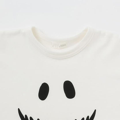 【カイテキ天竺】不規則鬼怪圖案T恤