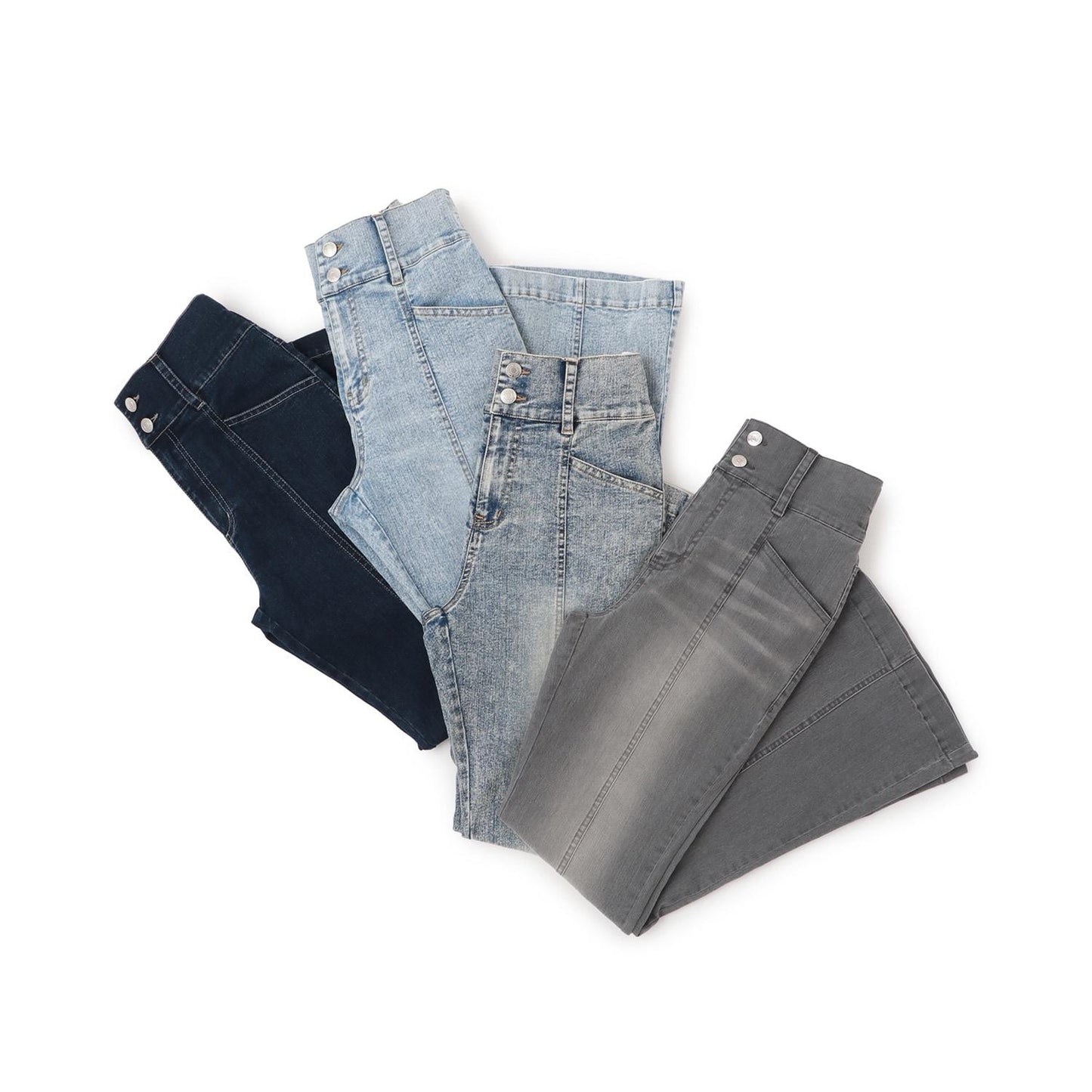 【彈力】修身喇叭牛仔褲