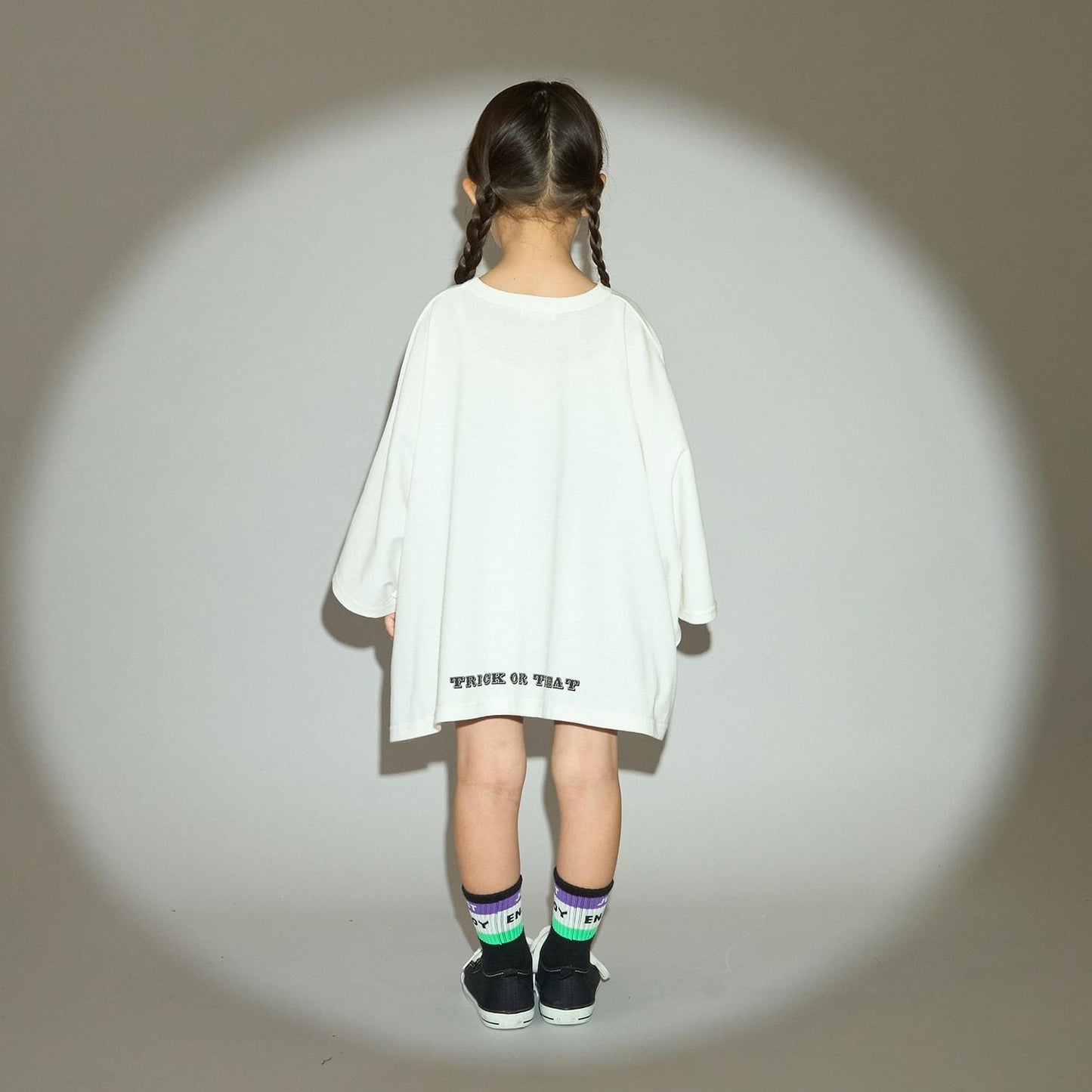 【カイテキ天竺】不規則鬼怪圖案T恤