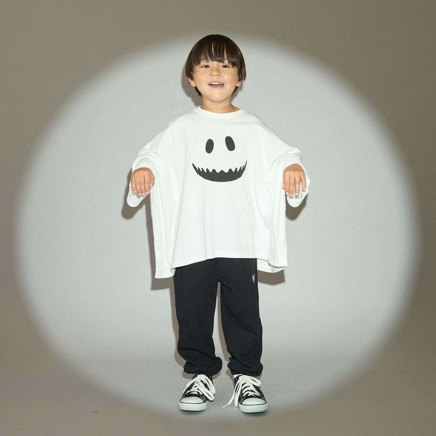 【カイテキ天竺】不規則鬼怪圖案T恤