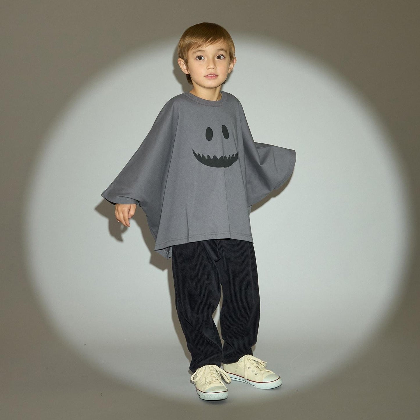 【カイテキ天竺】不規則鬼怪圖案T恤