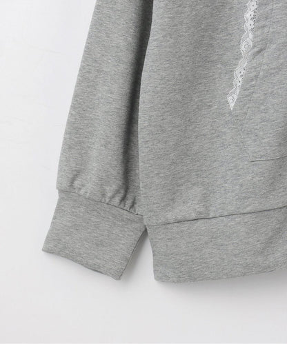 logo刺繡寬鬆衛衣【韓國時尚】