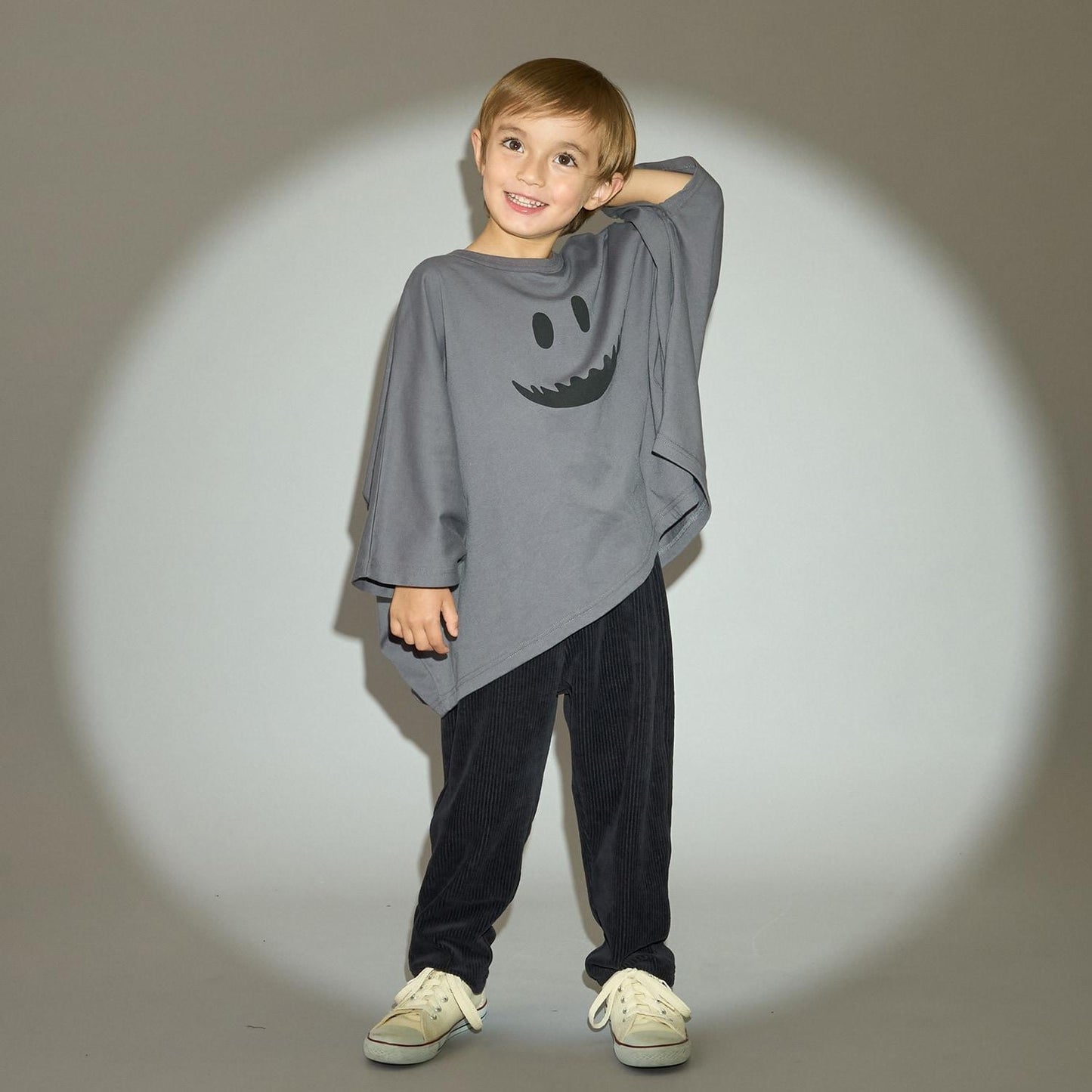 【カイテキ天竺】不規則鬼怪圖案T恤