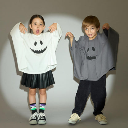 【カイテキ天竺】不規則鬼怪圖案T恤