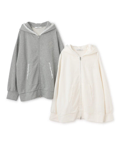 logo刺繡寬鬆衛衣【韓國時尚】