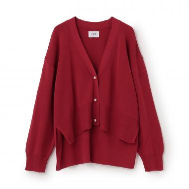 珍珠紐釦針織開衫