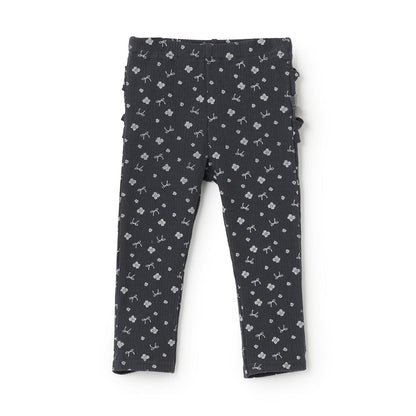 背部荷葉邊打底褲