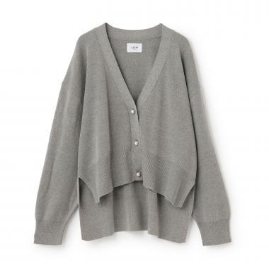 珍珠紐釦針織開衫