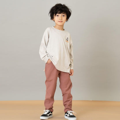 【純棉100%】【365D.】主題刺繡長袖T恤