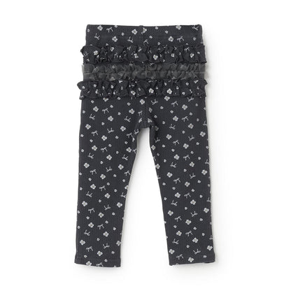 背部荷葉邊打底褲