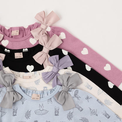 【GOODPRICE】印花蝴蝶結裝飾連衣裙