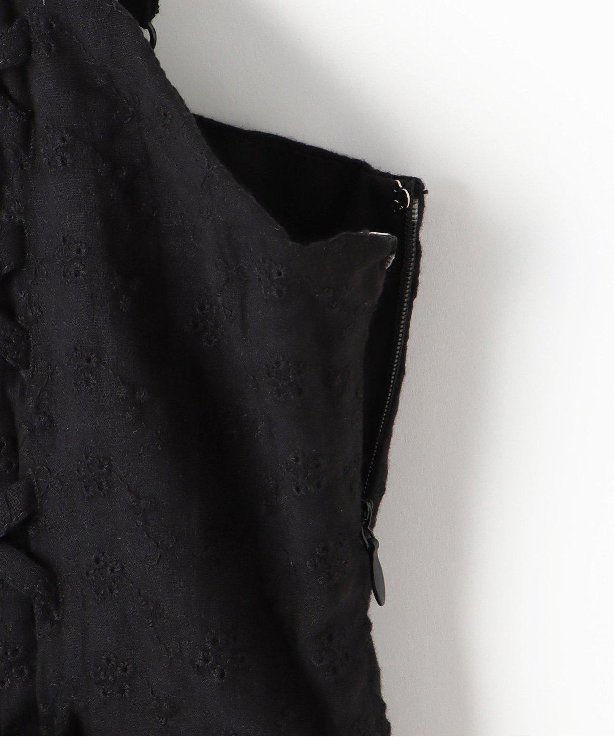 蕾絲繫帶吊帶連衣裙【韓國時尚】