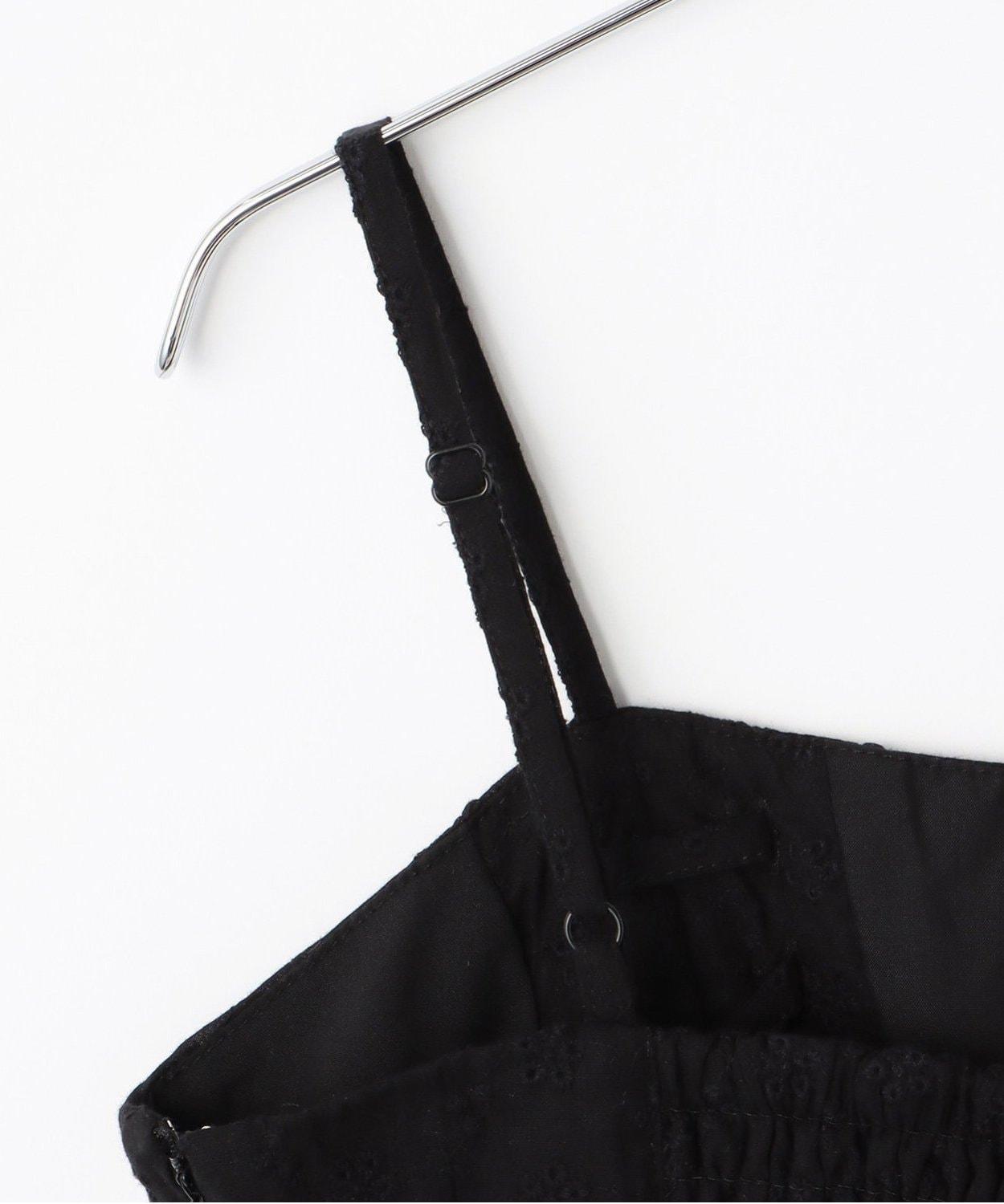 蕾絲繫帶吊帶連衣裙【韓國時尚】