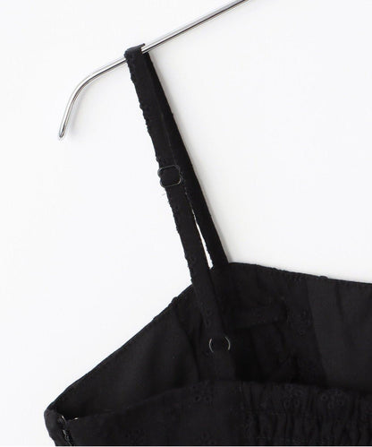 蕾絲繫帶吊帶連衣裙【韓國時尚】