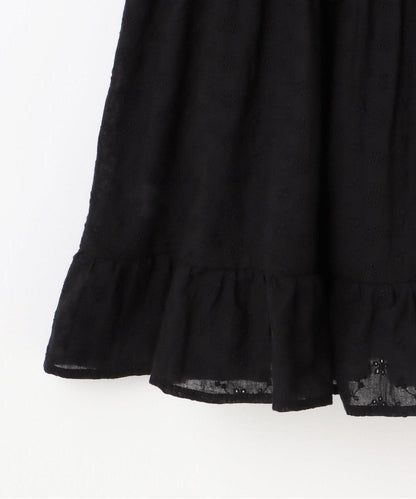 蕾絲繫帶吊帶連衣裙【韓國時尚】