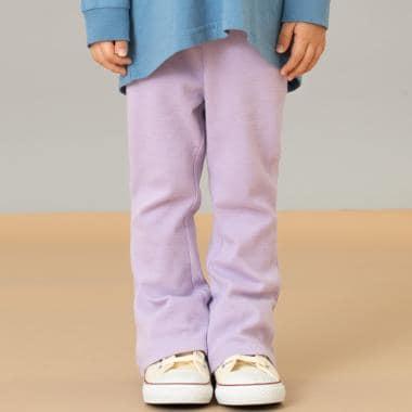 防汙羅紋喇叭打底褲