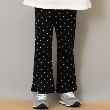 防汙羅紋喇叭打底褲