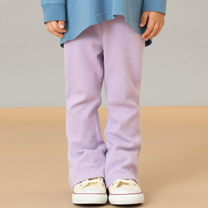 防汙羅紋喇叭打底褲