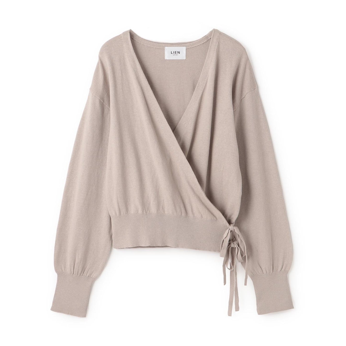 【芭蕾/連結】針織裹身上衣