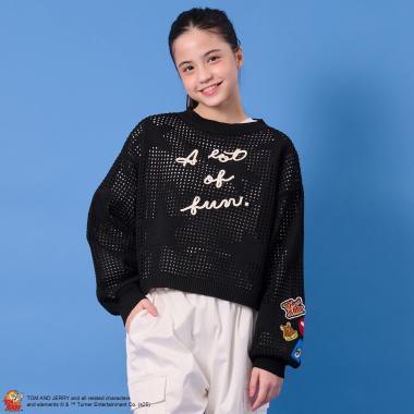 【TOM AND JERRY】星形徽章套頭衫×內搭套裝