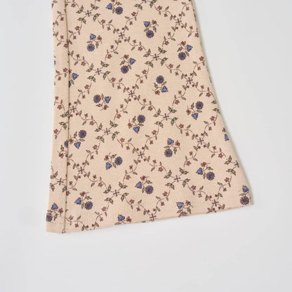 防汙羅紋喇叭打底褲