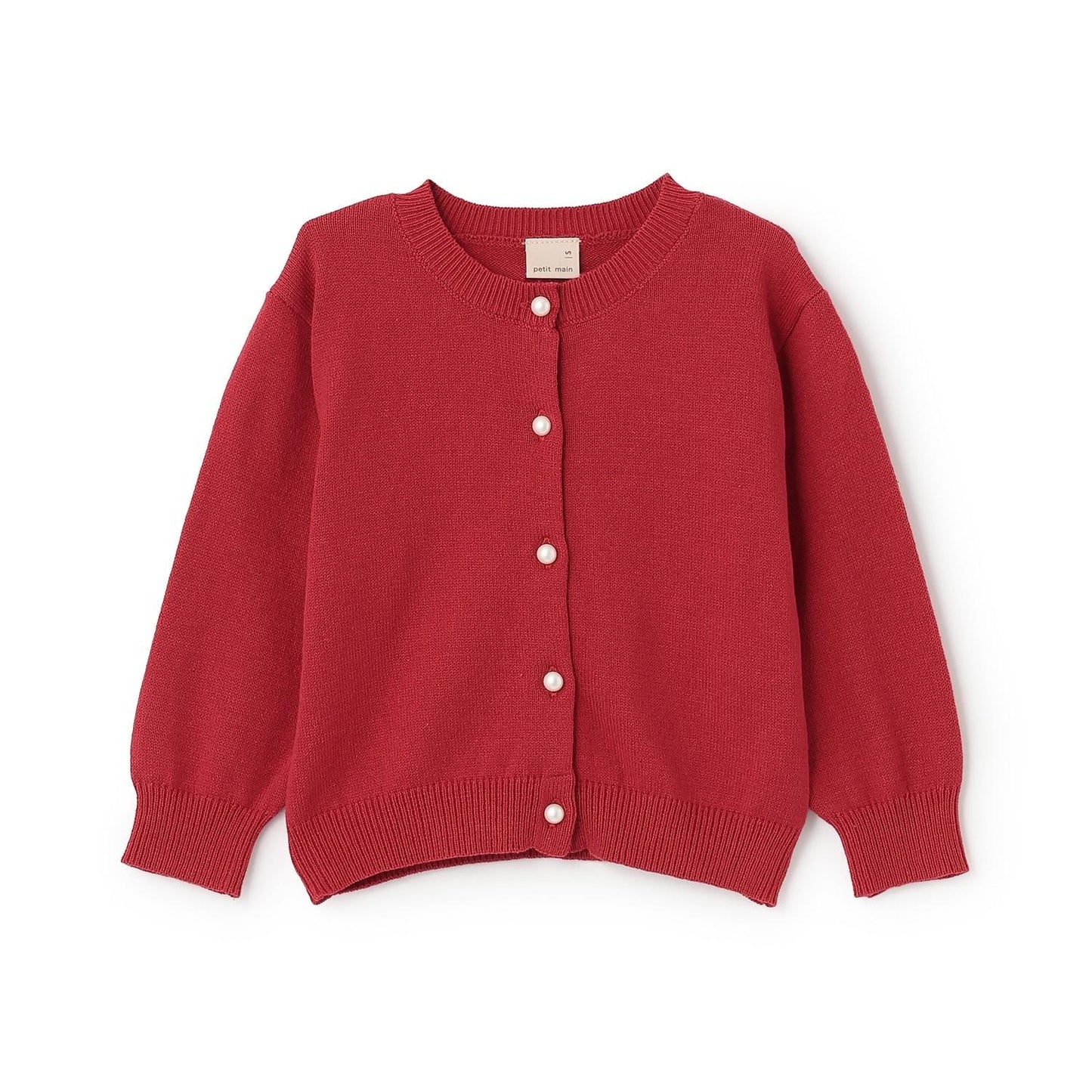 珍珠紐釦針織開衫